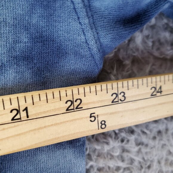 Old Navy Jacket Womens Medium Blue Tie-Dye Easy Vintage Full-Zip Hoodie - Picture 7 of 9